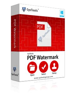 SysTools PDF Watermark Remover